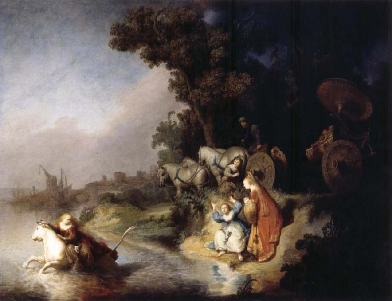 REMBRANDT Harmenszoon van Rijn The Rape of Europa oil painting picture